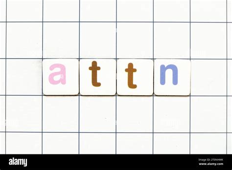 letter attention to|abbreviation attention to letter.